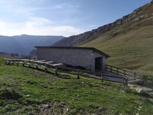 Punto info presso Malga Bes
