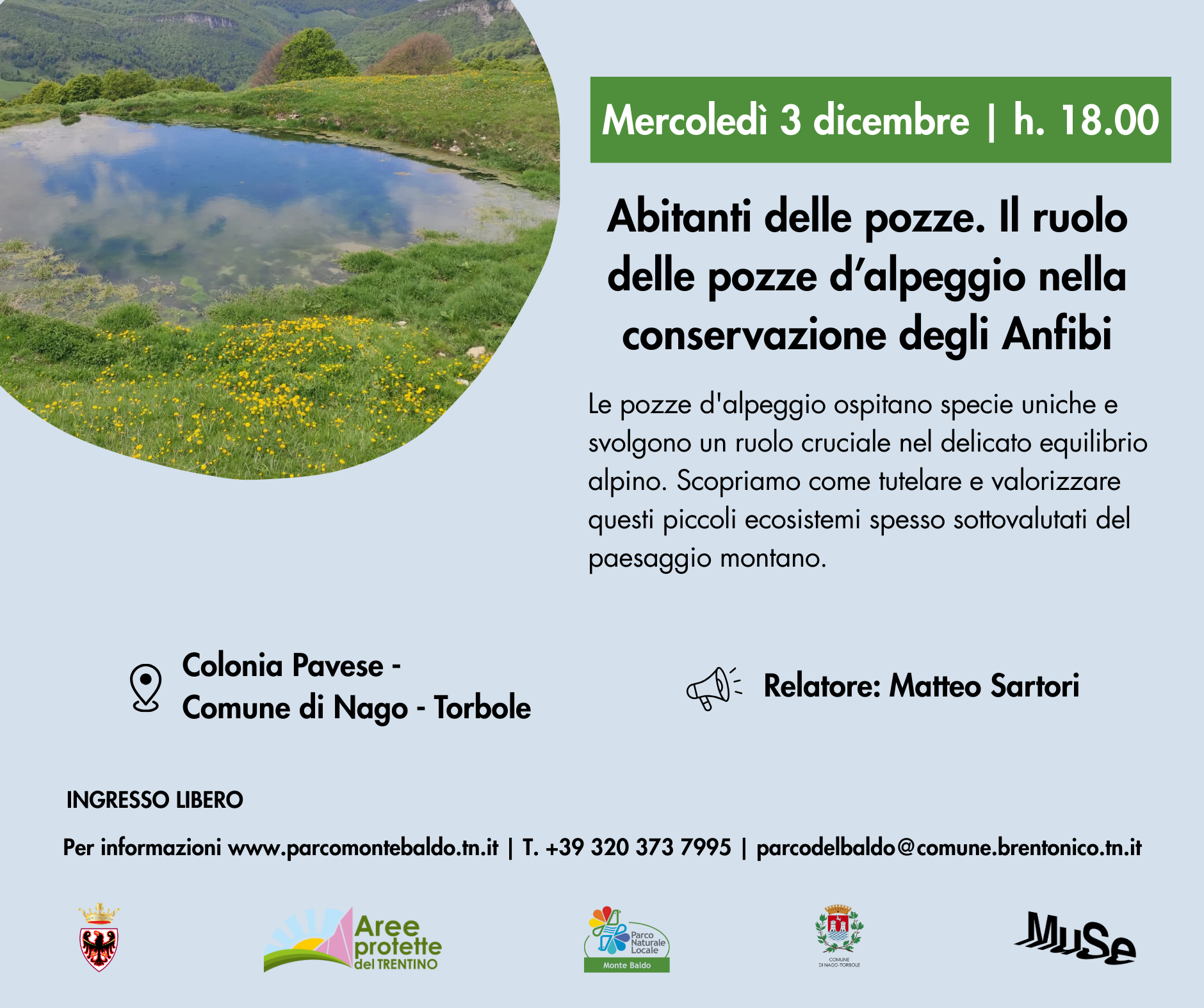 Abitanti delle pozze. Il ruolo delle pozze d’alpeggio nella conservazione degli Anfibi