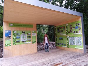 Portale del Parco a Malga Casina